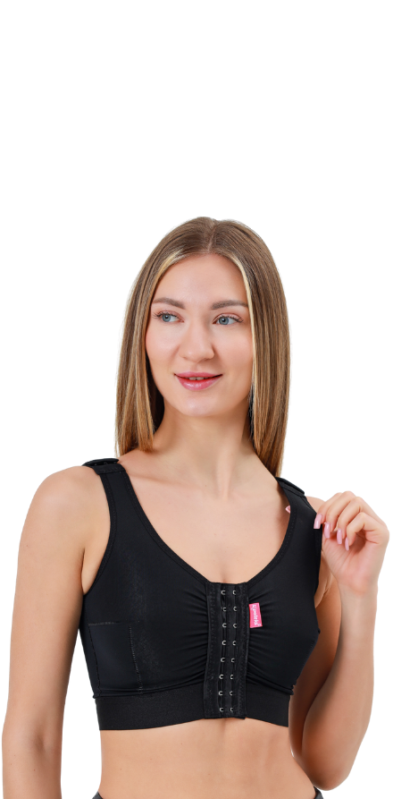 Meme Revizyon Sonrası Südyeni (Agraflı)